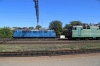 UZ VL80T-1864 arrives into Pomichna with a freight while VL60LK-1844 waits its next turn