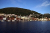 On board the MS Vingtor running into Bergen Harbour