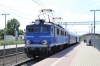 PKP IC EP07-1012 at the Polish border station of Kuznica Bialostocka with TLK304 1034 Bialystok - Grodno; while Polish exit border formalities take place
