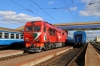 BCh TEP70BS-111 at Asipovicy 1 with 302S 1601 (03/09) Adler â Minsk Pas