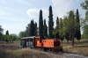 Nippon Sharyo No.2921 (EMOS #3) at Aerino having arrived with a special train from Velestino as part of the PTG 2015 Greece Tour
