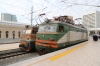 ADY VL10-1574 stands at Baku after arriving with 665 1850 (P) Boyuk-Kasik - Baku while ADY E4S-345V stands alongside having arrived with the combined 97 2130 Aghstafa/2050 Gazakh - Baku