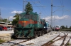 OSE Alco DL532 A209 at Larissa attached to the rear of 1578 1430 Larissa - Volos DMU, which it power out of Larissa with; it had arrived on top of 7519 1330 Volos - Athens leg of the PTG 2015 Greece Tour and was going straight back to Volos