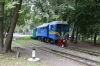 Lviv Children's Railway - TU2-087 waits to depart from Sonyachna with the 1215 Sonyachna (Solar) - Parkova (Park)