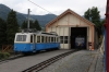 MOB Bhe2/4 #203 on shed at Glion on the Rochers de Naye line