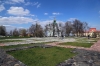 Ukraine, Kiev - Site of the destroyed Desiatynna Church
