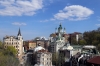 Ukraine, Kiev - view from the hills towards St Andrew's Church