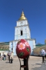 Ukraine, Kiev - St Michael's Golden Domed Monastery, which was completely rebuilt in the 1990's after the Soviets destroyed it in the 1930's