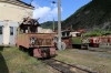 SR ChS11-001, ChS11-004 & ChS11-008 on shed at Borjomi Freight