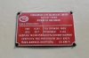 Works Plate on SR ChS11-08 - #404 - the numbering of the ChS11 works plates doesn't correspond to the actual loco numberings; so make of that what you will!