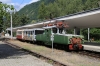 SR ChS11-002 waits to depart Borjomi Freight with 6469 1055 Borjomi Freight - Bakuriani