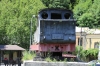 Steam loco #648 plinthed just around the corner from Borjomi Freight station on the Borjomi - Bakuriani line