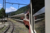 SR ChS11-06 leads 6468 1000 Bakuriani - Borjomi Freight into Borjomi Freight station