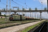 SR 10-1715 arrives into Khashuri with a freight