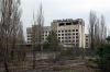 Ukraine, Chernobyl Tour with Solo East - Pripyat, Hotel Polissya on the main square off Lenin Avenue