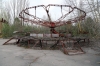 Ukraine, Chernobyl Tour with Solo East - Pripyat Amusement Park Paratrooper Ride. Despite being built for the May Day celebrations of 1986 the park ironically only operated for one day, which happened to be 27th April 1986 (the day after the disaster commenced) in an attempt to take the Pripyat people's minds away from the disaster that was unfolding in their back garden!