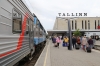 Go Rail TEP70-0320 at Tallinn after arrival with 033X 2215 (P) Moskva Okt - Tallinn