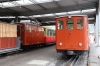 SPB (Schynige Platte Bahn) - Wilderswil, He2/2 #14 (L) built in 1914 and He2/2 #18 (R) built in 1910