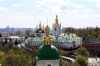 Ukraine, Kiev Pechersk Lavra (Kiev Monastery of the Caves) - Church of the Elevation of the Cross (near) & Church of the Conception of St Anne (far)