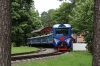 Moscow, Kratovo Children's Railway - Modernized TU2-078 prepares to depart Pionersky with 522 1200 Pionersky - Yunost