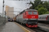 RZD ChS7-053 waits to depart Moskva Rizhsky with 001P 1705 Moskva Rizhsky - Riga