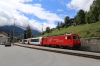 MGB HGe4/4II #108 at Fiesch with GEX904 0952 Zermatt - Chur