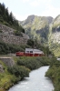 MGB's HGm4/4 #61 waits to depart DFB's Gletsch station with 364 1615 Gletsch - Realp