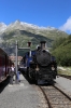 DFB steam loco HG3/4 #1 is watered at Gletsch while waiting with 157 1430 Realp - Oberwald