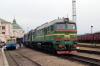 UZ 2M62U-0248a & 2M62U-0069a at Chrnivtsi after arrival with 117 2005 (P) Kyiv Pasazyrski - Chernivtsi