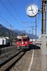 RhB Ge4/4II #614 arrives into Chur West with RE1720 0744 Disentis - Scuol-Tarasp