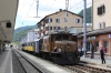RhB Ge6/6I #414 at Samedan after arrival with 2137 0855 Landquart - Samedan Summer Sunday Special; and has run round ready to return to Chur later in the afternoon