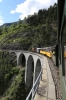 RhB Ge6/6I #414 heads over the Landwasser Viaduct, near Filisur, with 2162 1425 Samedan - Landquart Summer Sunday Special