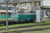 L'viv Electric Locomotive Works - UZ VL11M-142b waits its turn in the works yard