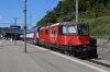 SBB Lion Re420 420204 (rear) with 420219 leading at Koblenz after arrival with 19960 1551 Effretikon - Koblenz