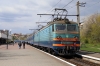 VL10-1488 waits to depart Truskavets with 42 1256 Truskavets - Dnipropetrovsk