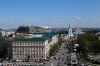 Ukraine, Kiev - from St Sophia's Cathedral Bell Tower looking towards St Michael's Golden Domed Monastery (on Easter Monday!)