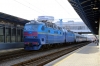 UZ ChS8-075 (1&2) waits to depart Kyiv Pasazyrski with 740 1724 Kyiv Pasazyrski - Kryvyi Rih