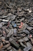 Poland - Auschwitz 1 concentration camp inside Block 5; the shoes of those murdered