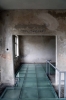 Poland, Auschwitz II - Birkenau - Camp Bathhouse - the "Sauna" - where new arrivals were processed. Examination room.