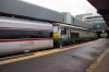 Intercity sector IR201 #227 waits to depart Belfast Central with the 0800 Belfast Central - Dublin Connolly Enterprise service