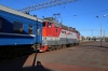 RZD ChS4T-394 departs Minsk Pas. with 95B 2000 (P) Moskva Belorusskaya - Brest