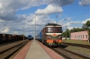 BCh TEP60-0448 at Masty having roun around 058B 1733 Hrodna - St Petersburg Vitebski