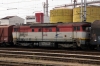 ZSSK 751208 sandwiched in the middle of a freight stabled in Leopoldov Yard