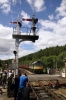 25278 arrives into Levisham during the NYMR diesel gala with the 1438 Grosmont - Pickering