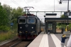 SJ T&T Rc6's 1352 & 1380 depart Knivsta with 844 1611 Stockholm Central - Uppsala
