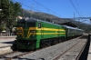 SEC Naval built Alco DL500S 321048, now owned by bus company ALSA, stands at El Escorial after arrival with the newly started Tren de Filipe II - 39156 1020 Principe Pio - El Escorial