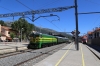 SEC Naval built Alco DL500S 321048, now owned by bus company ALSA, stands at El Escorial after arrival with the newly started Tren de Filipe II - 39156 1020 Principe Pio - El Escorial