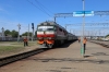 BCh TEP70-0425 arrives into Zlobin with 061B 2040 (P) St Petersburg Vitebski - Chisinau (Moldova)