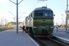 UZ 2M62-1247B about to be removed from 061B 2040 (P) St Petersburg - Chisinau at Koziatyn 1; there was no visible marking to distinguish the A or B unit so i had to look in the cab!