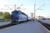 UZ ChS4-196 waits to depart from Koziatyn 1 with 061B 2040 (P) St Petersburg - Chisinau having just replaced UZ 2M62-1247B